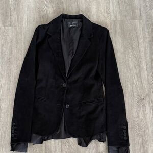 zadig and voltaire Black suede Blazer